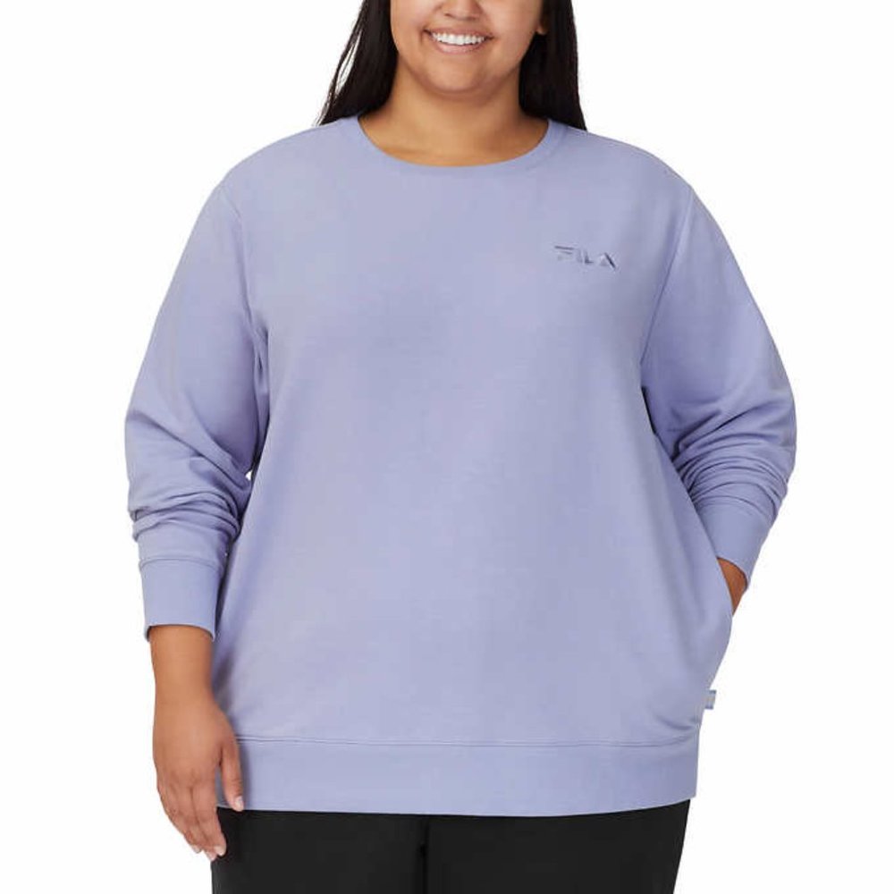 FILA Ladies' French Terry Crewneck - Picture 4 of 5